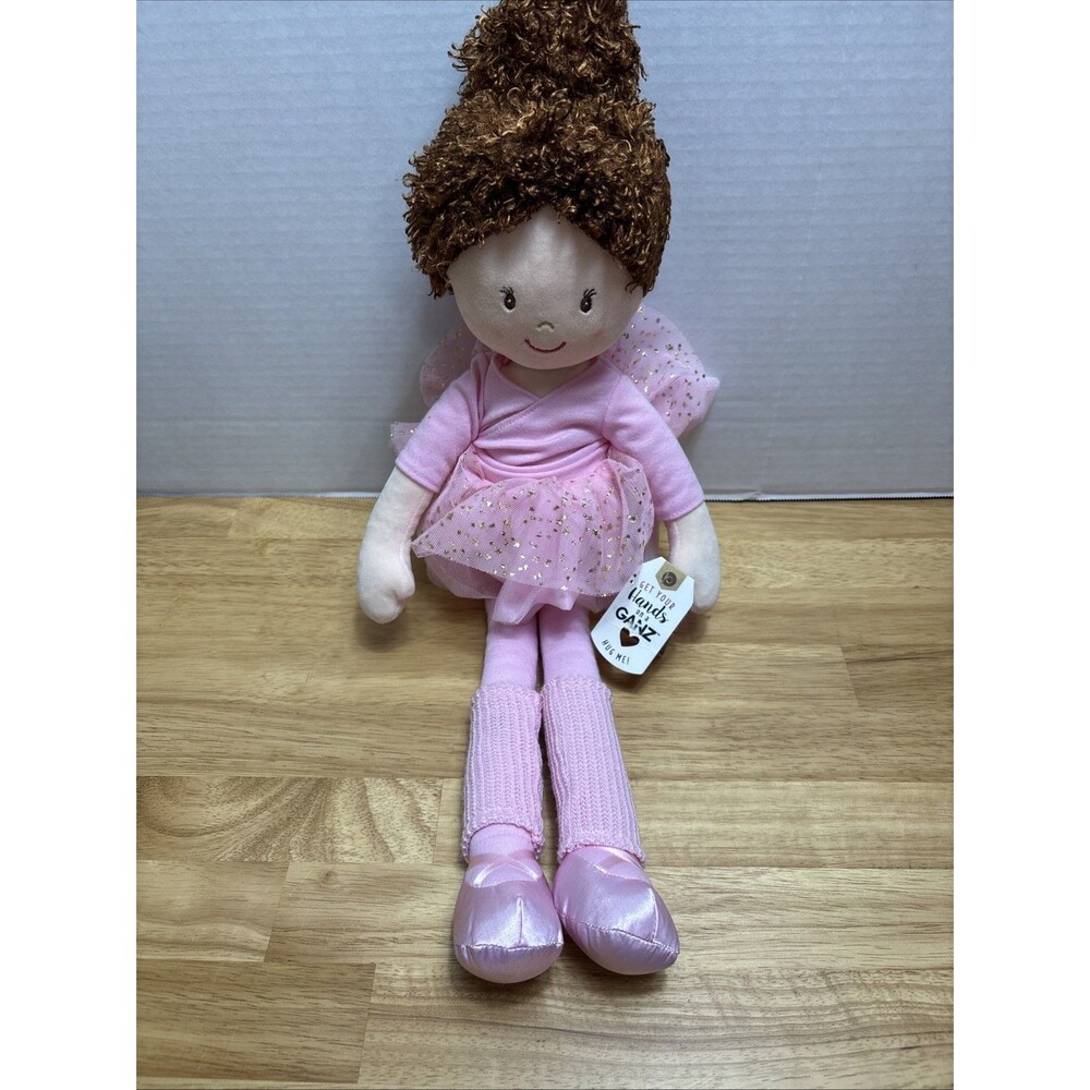 Ganz Alexia Ballerina Doll Stuffed Pink 20” Tall Dancer Ballet W/Tags Dressed